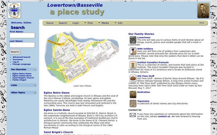 Screenshot of lowertownottawa.ca
