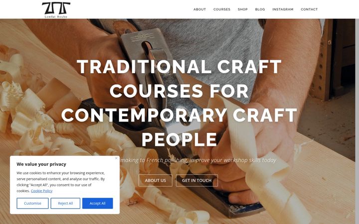 Screenshot of lowfatroubo.co.uk