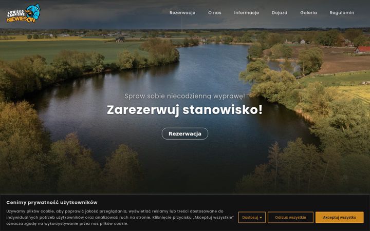 Screenshot of lowisko-niewiescin.pl