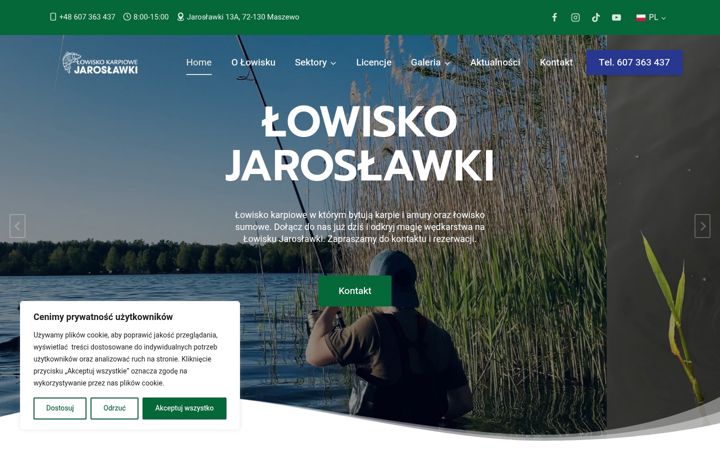 Screenshot of lowiskojaroslawki.pl