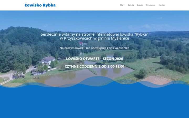 Screenshot of lowiskorybka.pl