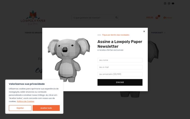 Screenshot of lowpolypaper.com