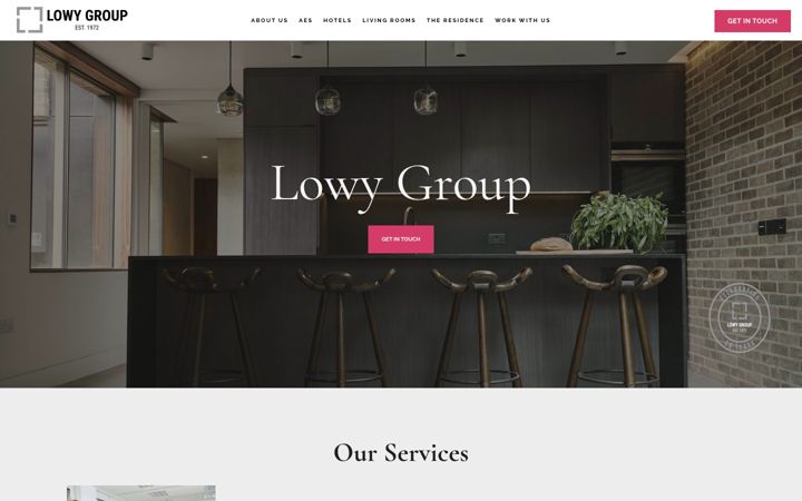 Screenshot of lowygroup.com
