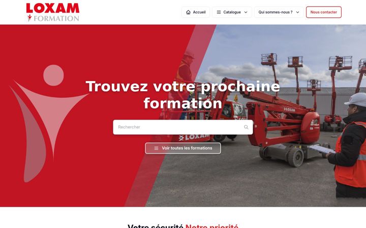 Screenshot of loxamformation.com