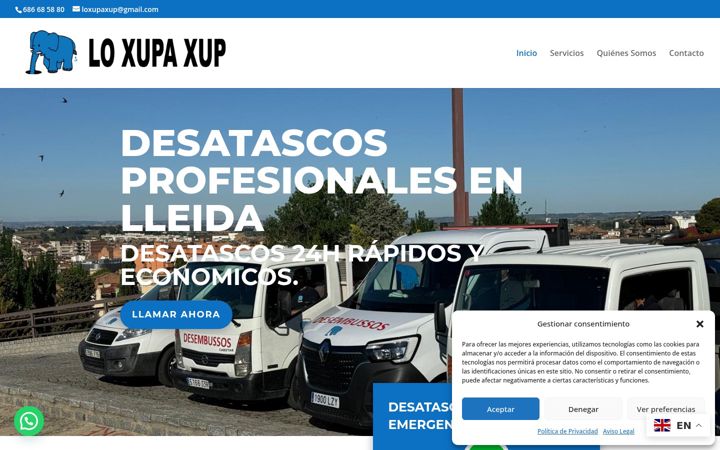 Screenshot of loxupaxup.com