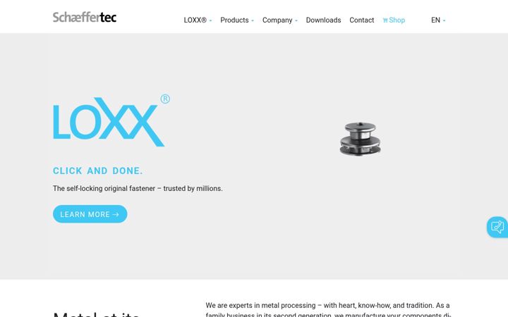 Screenshot of loxx-products.com