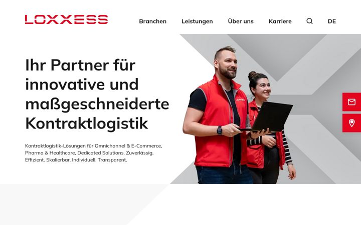 Screenshot of loxxess.com