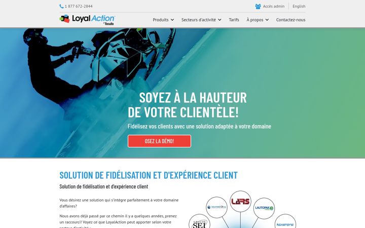 Screenshot of loyalaction.com