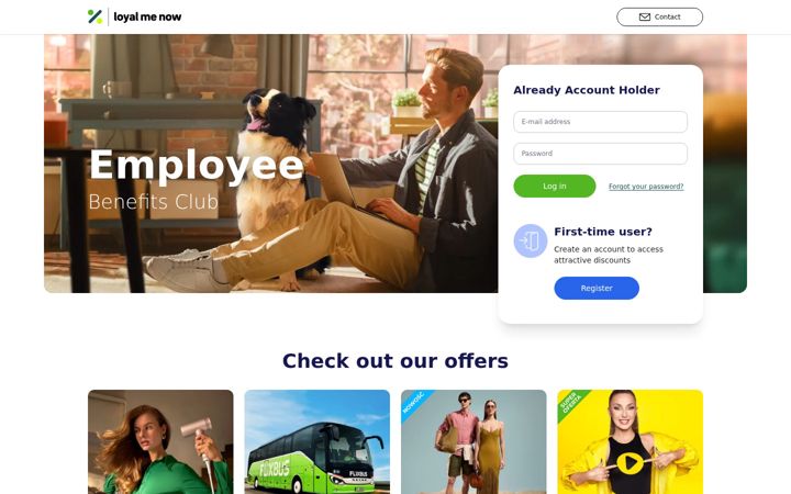 Screenshot of loyalmenow.com