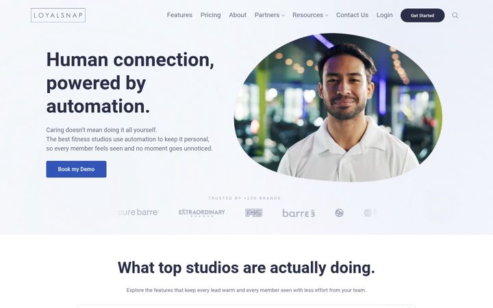 Screenshot of loyalsnap.com