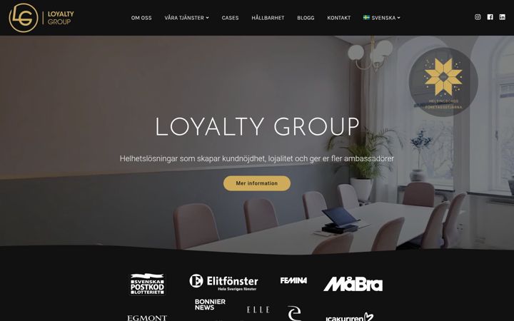 Screenshot of loyalty-group.se