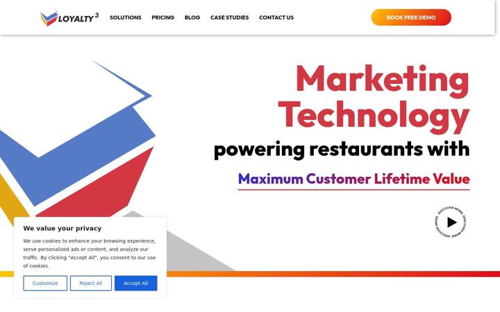 Screenshot of loyalty3.com