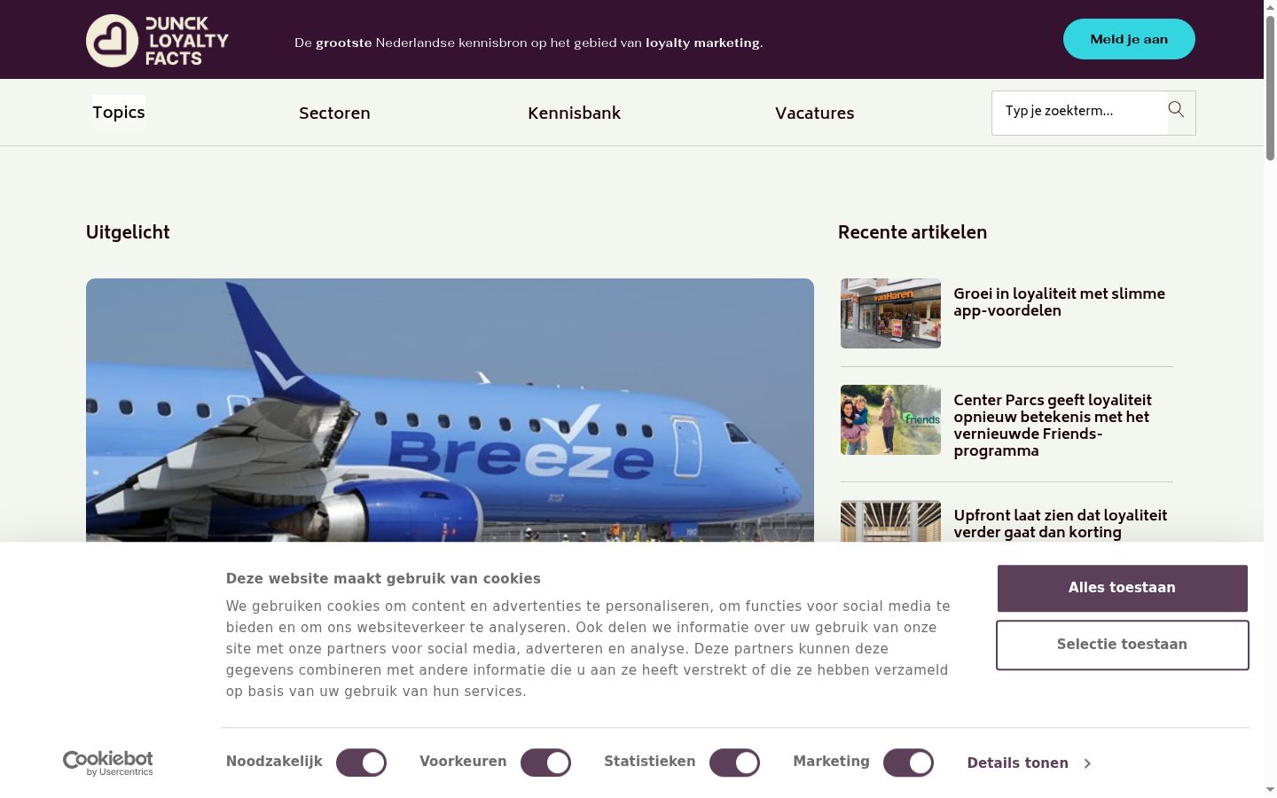 Sutikimo reklamjuostės, rodytos prieš bet kokią sąveiką, ekrano kopija