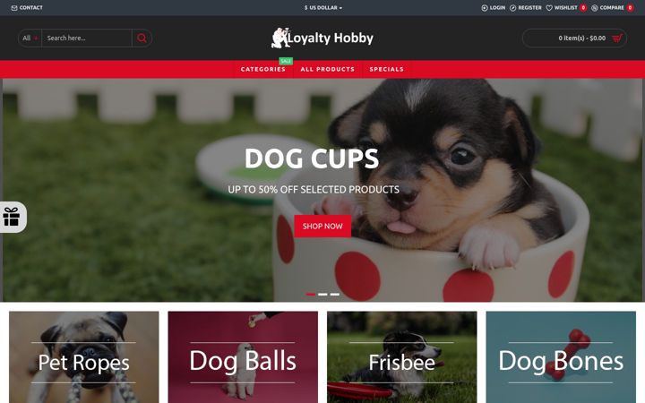 Screenshot of loyaltyhobby.com