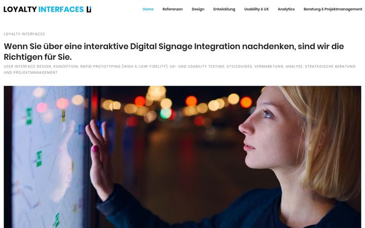 Screenshot of loyaltyinterfaces.de