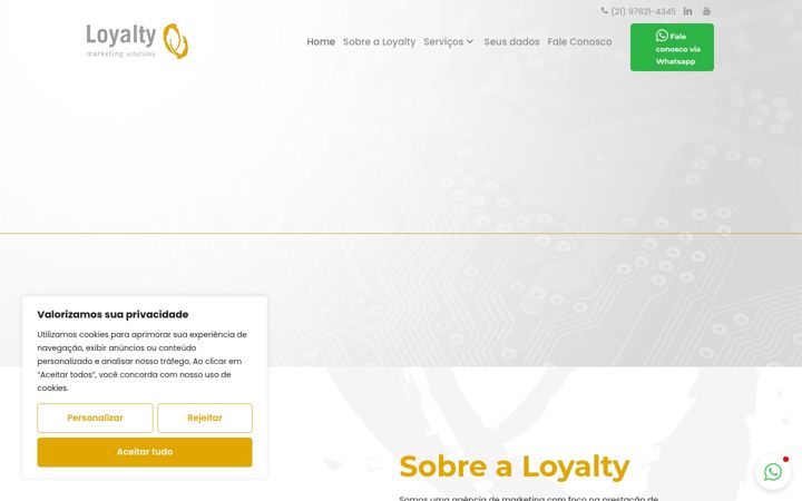 Screenshot of loyaltymkt.com.br