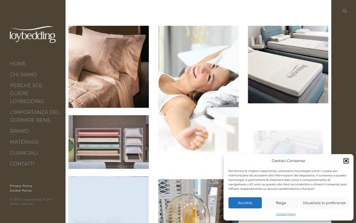 Screenshot of loybedding.it