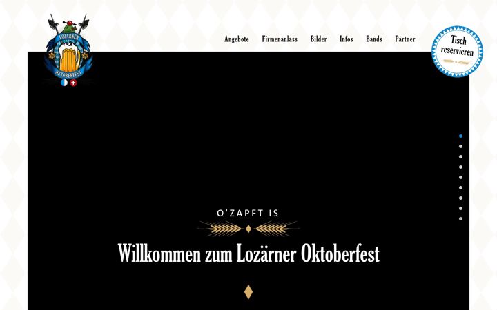 Screenshot of lozaerner-oktoberfest.ch