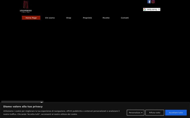 Screenshot of lozafferano.eu