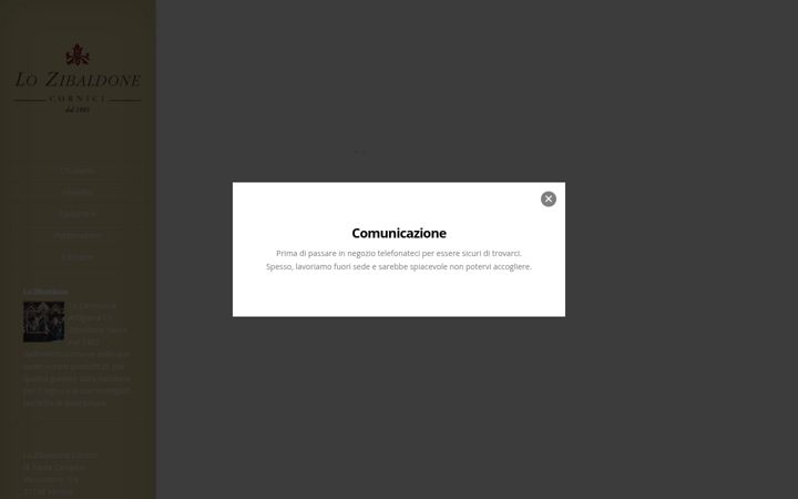 Screenshot of lozibaldone.com
