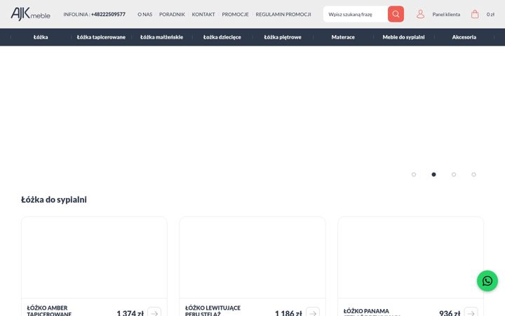 Screenshot of lozka-pietrowe.pl