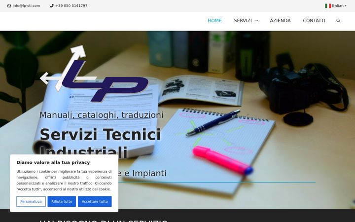 Screenshot of lp-sti.com