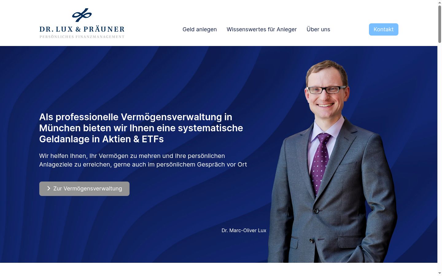 Screenshot des Einwilligungsbanners vor jeglicher Interaktion