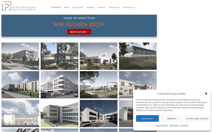 Screenshot of lpbauplanung.de