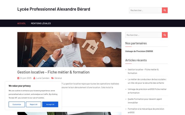 Screenshot of lpberard-amberieu.fr
