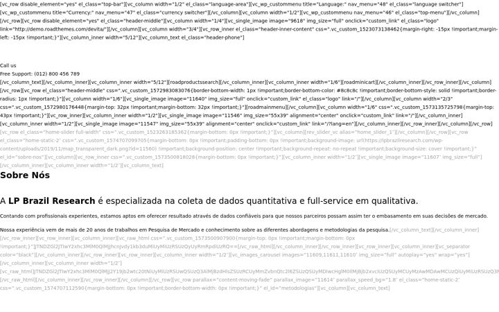 Screenshot of lpbrazilresearch.com