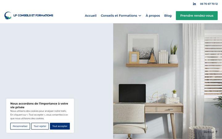 Screenshot of lpconseilsformations.fr