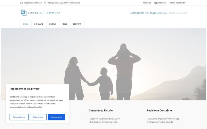 Screenshot of lpconsulenti.com
