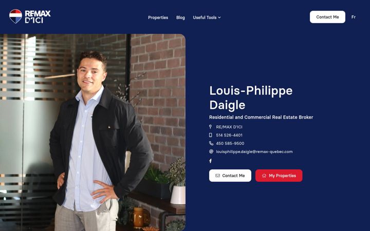 Screenshot of lpdaigle.com