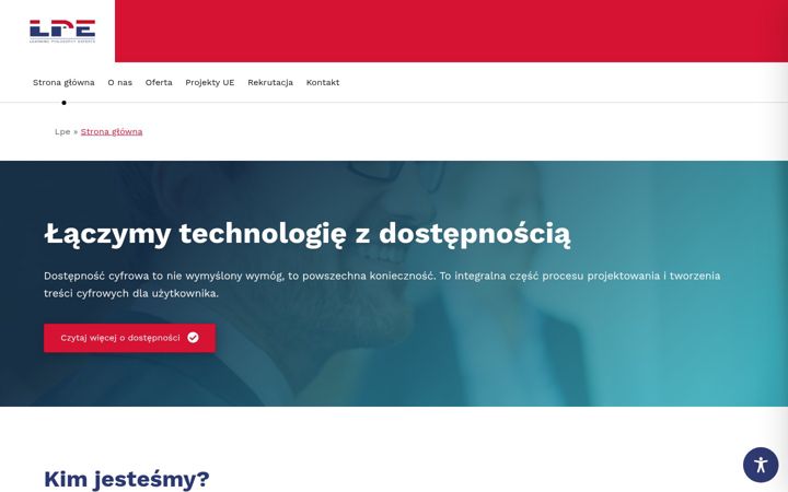 Screenshot of lpe.edu.pl