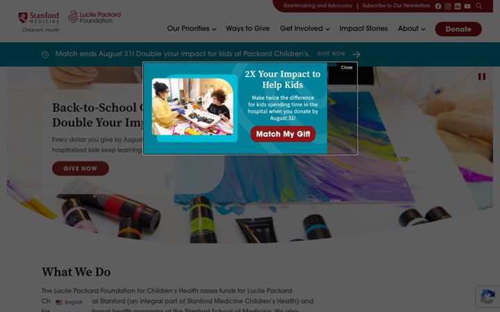 Screenshot of lpfch.org