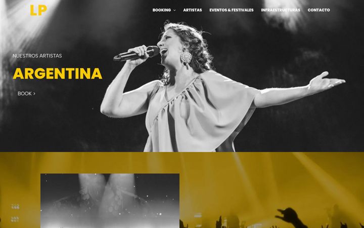 Screenshot of lpflamenco.com