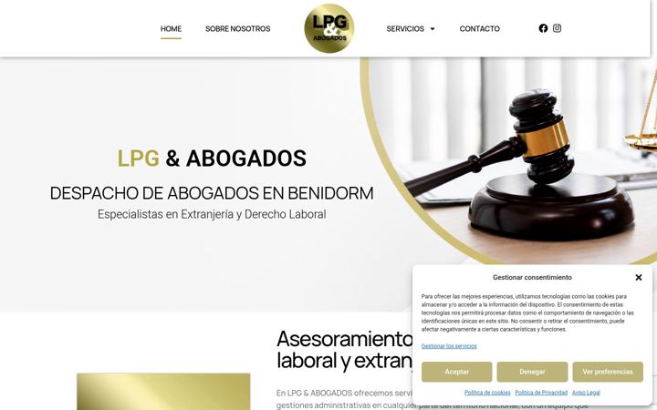 Screenshot of lpgabogadosbenidorm.com