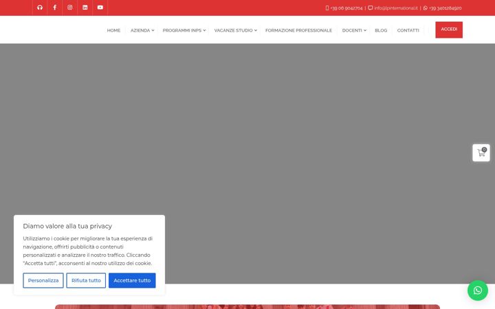 Screenshot of lpinternational.it