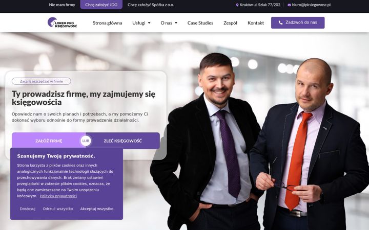 Screenshot of lpksiegowosc.pl