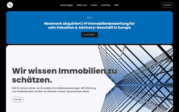 Screenshot of lplusp.com