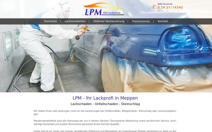 Screenshot of lpm-lackprofi.de