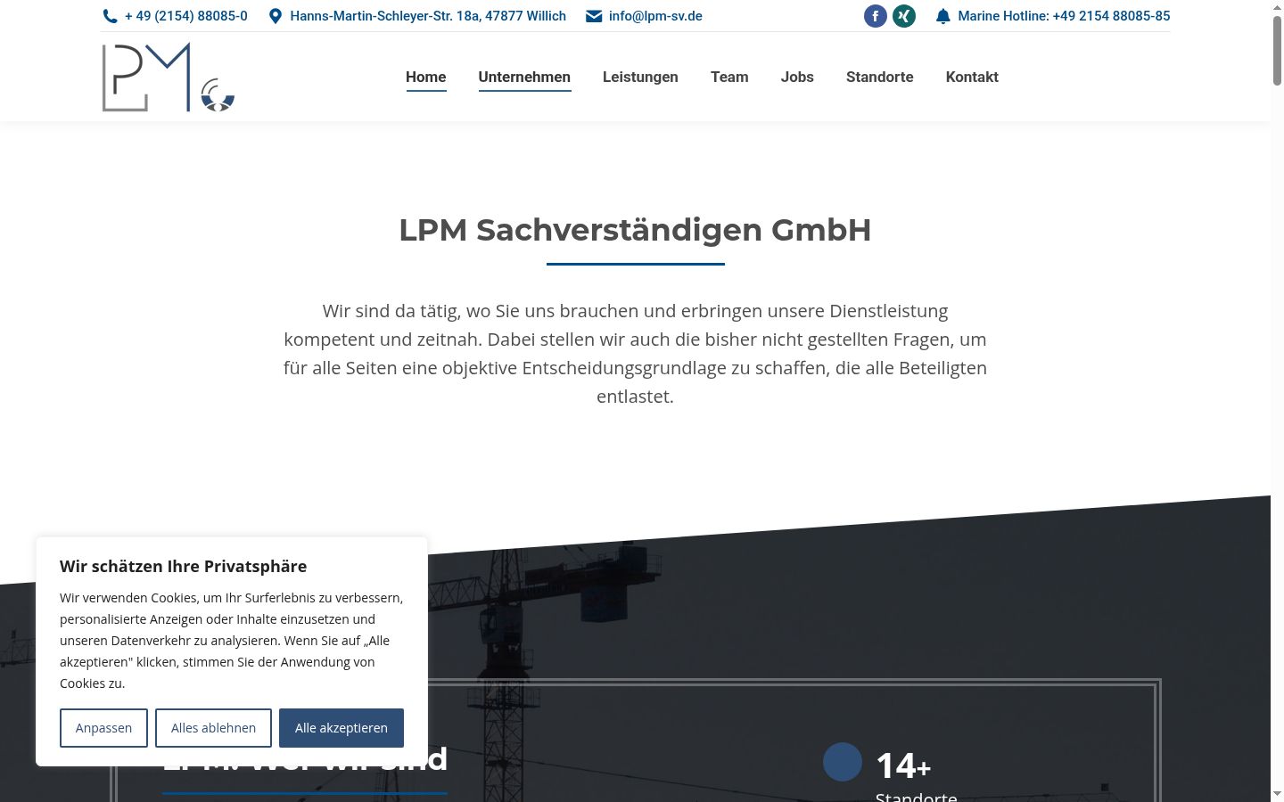 Screenshot tal-banner tal-kunsens muri qabel kwalunkwe interazzjoni