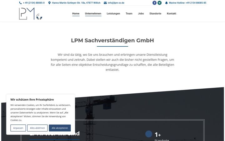 Screenshot of lpm-sv.de