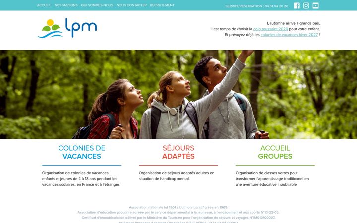 Screenshot of lpm.asso.fr