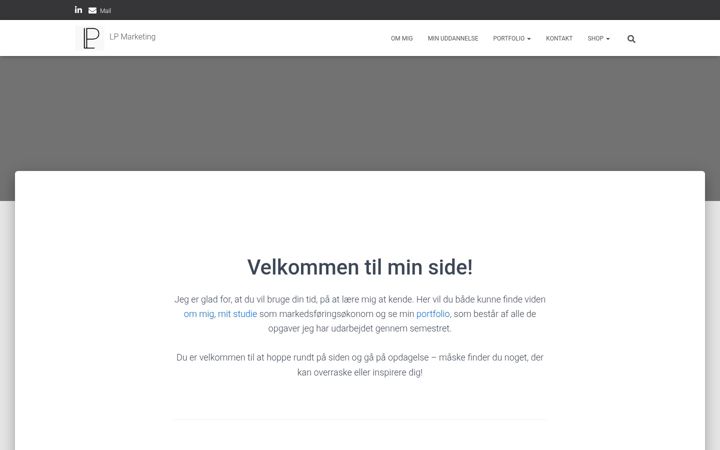Screenshot of lpmarketing.dk