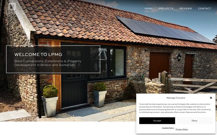 Screenshot of lpmg.co.uk