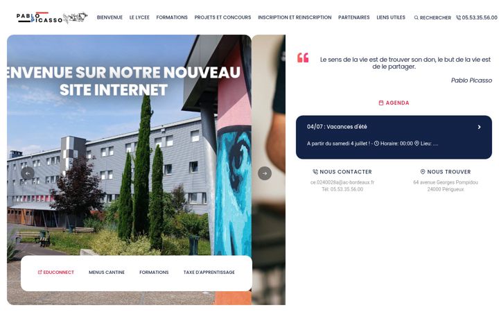 Screenshot of lppicasso.fr