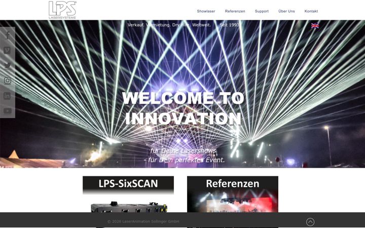 Screenshot of lps-laser.de