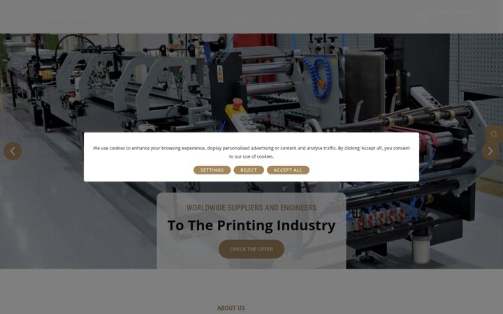 Screenshot of lpsmachinery.com
