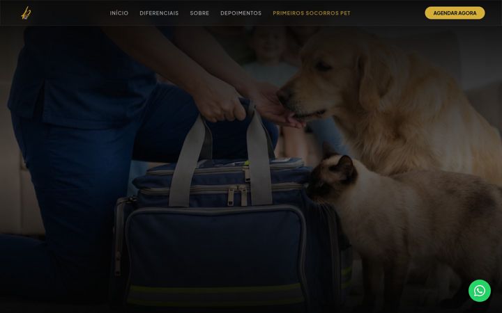 Screenshot of lpvet.com.br